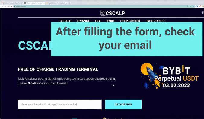 1. Download and Install CScalp